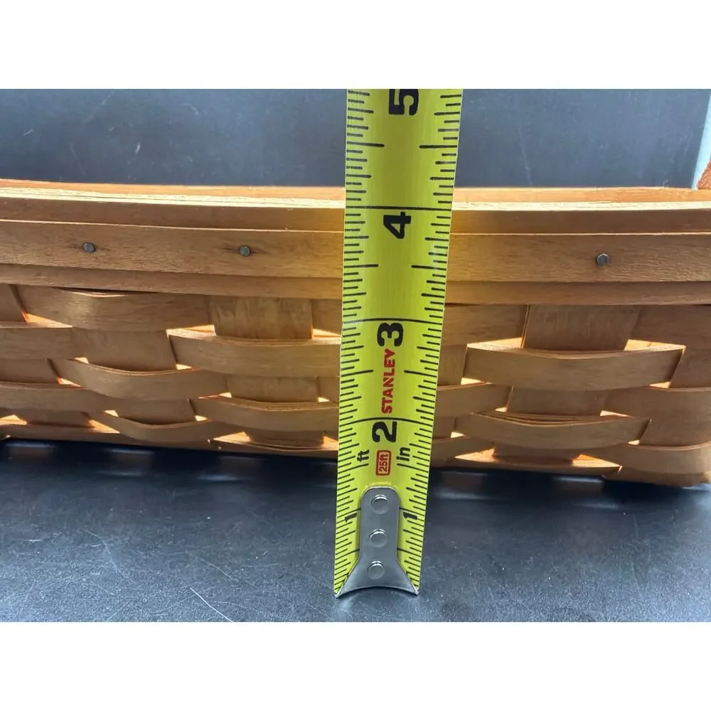 Vintage Longaberger 1995 Large Market Basket 17